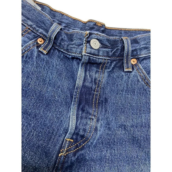 Levi's 501 Original High Rise Button Fly Cut Off Shorts-sz 29 - Picture 4 of 8